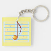 独身のミュージカル キーホルダー (裏面)