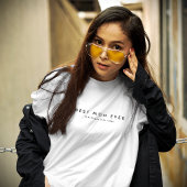 独身のモダン最高のお母さんホワイト Tシャツ