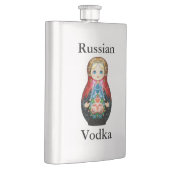 独身のロシアの人形 フラスク (右)