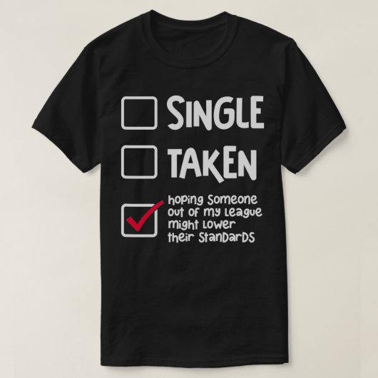 独身の人間関係状態おもしろい独身のHopi Tシャツ (デザイン正面)