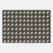 独身の写真テンプレートブラックパンサー ラッピングペーパーシート (正面)