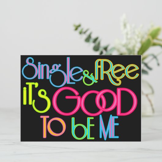 独身の及び自由 招待状 (スタンド正面)