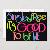 独身の及び自由 招待状 (正面/裏面)