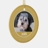 独身の味方されるペット写真フレーム-ベビーの子供または他- セラミックオーナメント (右)