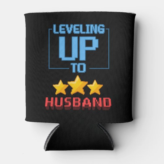 独身の夫おもしろい婿までレベリング 缶クーラー (正面)