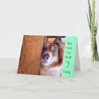 独身の女性に感謝 サンキューカード