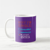 独身の理由 コーヒーマグカップ (左)