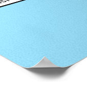 独身の細胞生物：ゾウリムシ ポスター (角)