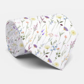 独身の茎に浮く野花 ネクタイ (ロール)