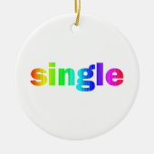 独身の セラミックオーナメント (正面)