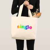 独身の ラージトートバッグ (正面(商品))