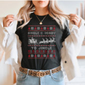 独身の&醜いクリスマスに向けて Tシャツ