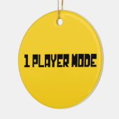 独身の / 1人のプレーヤーモード セラミックオーナメント (左)