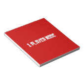 独身の / 1人のプレーヤーモード ノートパッド (アングル)