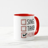 独身のTaken Hunged Valentineおもしろい's Day マグカップ (正面右)