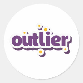 独身のword outlier data analystシール ラウンドシール