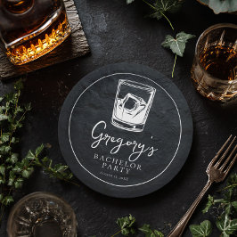 独身パーティーのおしゃれなスタイル ペーパープレート