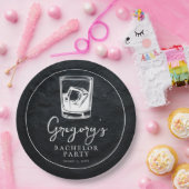 独身パーティーのおしゃれなスタイル ペーパープレート (パーティー)