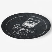 独身パーティーのおしゃれなスタイル ペーパープレート (アングル)