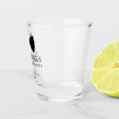 独身パーティーのためのブラックタイ ショットグラス (右)