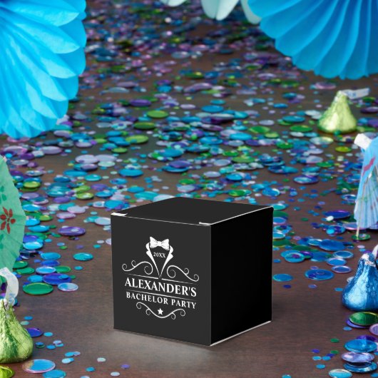 独身パーティーのタキシードタイ ブラック フェイバーボックス (パーティー)