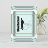 独身パーティーのフォーマルタキシード 招待状 (スタンド正面)