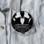 独身パーティーのポーカー チップ 缶バッジ (インサイチュ)