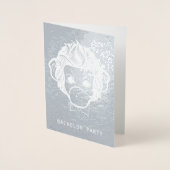 独身パーティーのミスターモンキーシルバー 箔カード (正面)