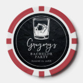 独身パーティーのモダンでおしゃれなアイテム ポーカーチップ (正面)