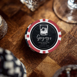 独身パーティーのモダンでスタイリッシュな装飾 ポーカーチップ