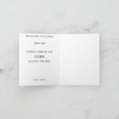 独身パーティーのロゴ 招待状 (内部)