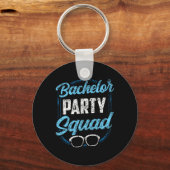 独身パーティーの仲間たち 花嫁 花婿 キーホルダー (正面)