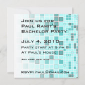 独身パーティーの招待状 招待状 (裏面)