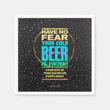 独身パーティーの紙ナプキン