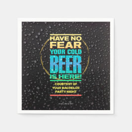 独身パーティーの紙ナプキン スタンダードカクテルナプキン