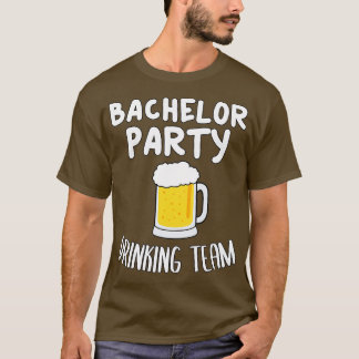 独身パーティーの飲み会チーム5 Tシャツ