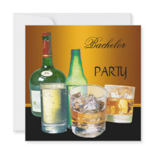 独身パーティーの飲み物ボトル