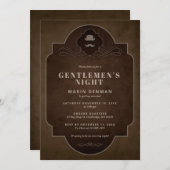 独身パーティーへの招待 招待状 (正面/裏面)