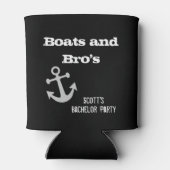 独身パーティーボートと仲間の湖 缶クーラー (裏面)