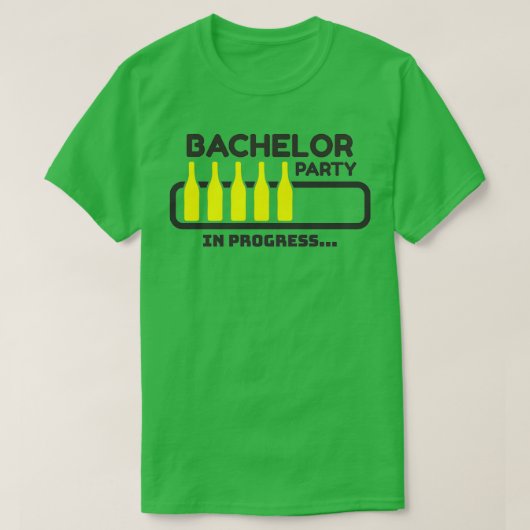 独身パーティー中です 5 Tシャツ (デザイン正面)