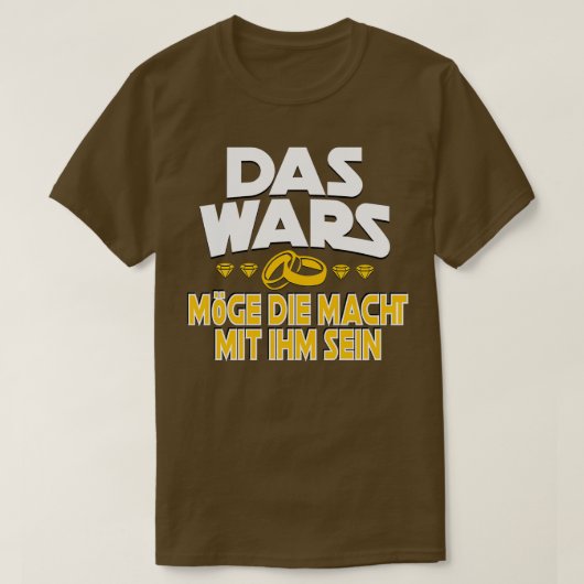 独身パーティー・ザ・ウォーズ Tシャツ (デザイン正面)