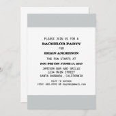 独身パーティー テンプレート (正面/裏面)