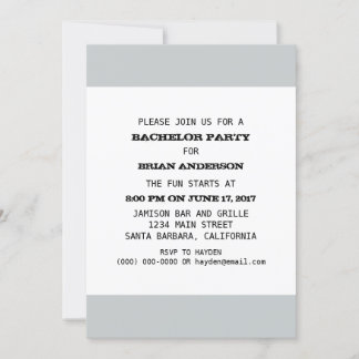 独身パーティー テンプレート