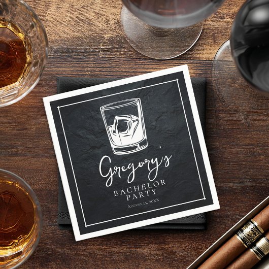 独身パーティー モダン おしゃれ スタンダードカクテルナプキン