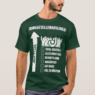 独身パーティー レベル2 Tシャツ