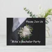 独身パーティー 招待状 (スタンド正面)