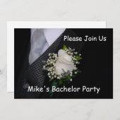 独身パーティー 招待状 (正面/裏面)