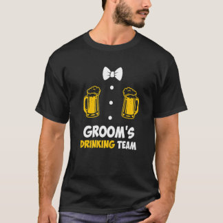 独身パーティー 男たち 新郎 結婚 1 Tシャツ