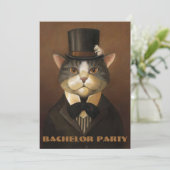 独身パーティー,花婿シャワー,ハングマンズパーティー.... 招待状 (スタンド正面)