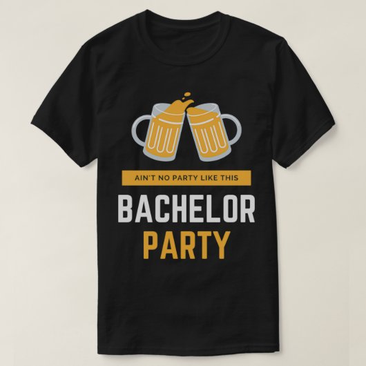 独身パーティーT Tシャツ (デザイン正面)